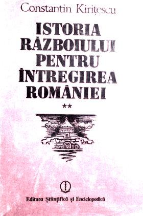 Istoria războiului pentru întregirea neamului vol.2 de Constantin Kiritescu .PDF
