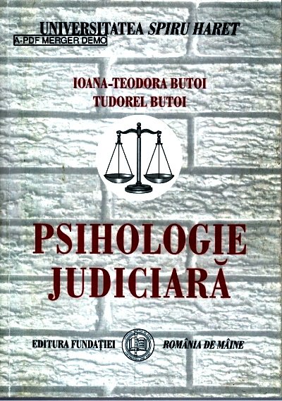 PSIHOLOGIE JUDICIARĂ- Curs Universitar .PDF