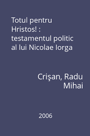 eBook-Testamentul politic al lui Nicolae Iorga .PDF